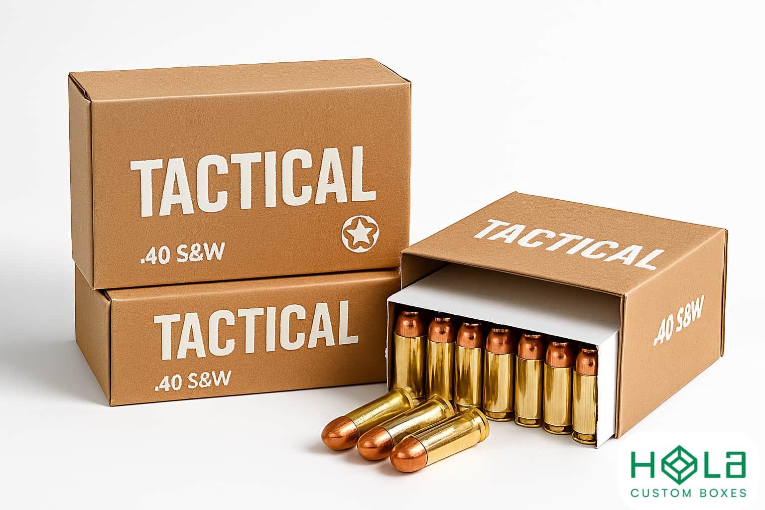 Custom 6.5 Creedmoor Cardboard Ammo Boxes With Precision Inserts